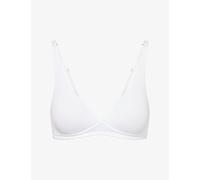 Hanro Womens Hanro Sensation Soft Cup Stretch-Cotton Bra 0101 White 36D