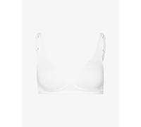 Hanro Womens Hanro Sensation Soft Cup Stretch-Cotton Bra 0101 White 38B