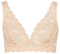 Hanro Womens Moments Lace Soft Cup Bra - Beige