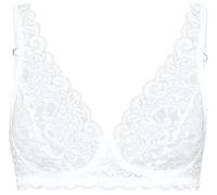 Hanro Womens Moments Lace Soft Cup Bra - White