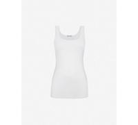 Hanro Womens White Seamless Cotton Vest Top Xs
