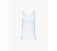 Hanro Womens White Slim-fit Sleeveless Stretch-woven Top M