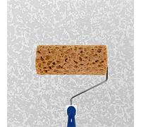 Hanroy Sponge Paint Roller Small 7" for Texture Painting Decorators Brush Tool, Fast and Easy Pattern Art Sponge Roller for Home Wall M90F