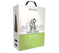 Hans baer - Riesling - German dry white wine - Rheinhessen, Germany, Bag in Box (1 x 3 L)