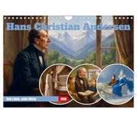 Hans Christian Andersen. His life, his works UK-Version (Wall Calendar 2026 DIN A4 Landscape), CALVENDO 12 Month Wall Calendar