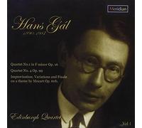 Hans Gal: String Quartets, Vol. 1 by The Edinburgh Quartet (2006-03-14)