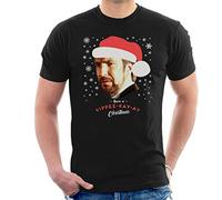 Hans Gruber Have A Yippee Kay Ay Christmas Die Hard Men's T-Shirt Black