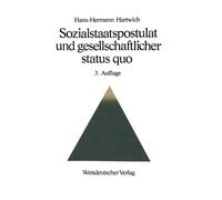 Hans-Hermann - Sozialstaatspostulat und gesellschaftlicher status quo - X555z