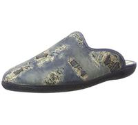 Hans Herrmann Collection Men's HHC Slippers, Blue Blu, 7.5 UK