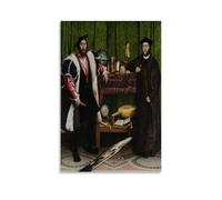 Hans Holbein Der Jungere Artwork - The Ambassadors Canvas Wall Art Decorative Picture Prints Modern Decor 12x18inch(30x45cm)