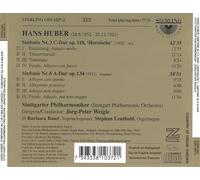 HANS HUBER: SYMPHONY NO. 3; SYMPHONY NO. 6 NEW CD