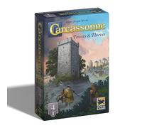 Hans im Gluck | Carcassonne: Towers & Thieves Expansion 4 Refresh | Board Game Expansion | Ages 7+ | 2-5 Players | 45 Minutes Playing Time