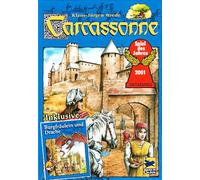 Hans im Glück 48174 - Carcassonne (Game of the Year Edition) incl. Extension Damsel and Dragon