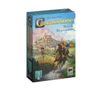 Hans im Glück Carcassonne - Botin and Mayor (2025 Edition), 5th Expansion, Family Game, 2-6 Players, 7+ Years, 45 Minutes, German