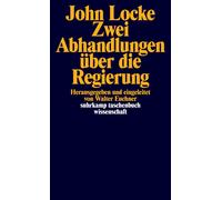 Hans Jörn Hoffman Zwei Abhandlungen über die Regierung (suhrkam (Paperback)