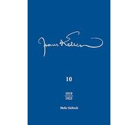 Hans Kelsen Werke: Band 10: Veröffentlichte Schriften 1923 mit einem Nachtrag zu 1919