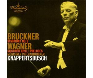 HANS KNAPPERTSBUSCH-BRUCKNER: SYMPHONY NO.8 / WAGNER...-JAPAN 2 CD UCCW-9063/4