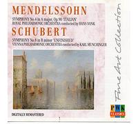 Hans Vonk - Mendelssohn: Symphony No.4 / Schubert : Symphony No.8