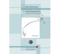 Hans Winterberg: I. Streichquartett "Symfonie für Streichquartett" - Study Score - Bote & Bock (BB 3936): „Symfonie für Streichquartett“. string quartet. Partition d'étude.