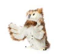 Hansa 7159 Barn Owl Hand Puppet Realistic Plush Soft Toy
