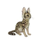 Hansa 8040 Serval Cat Sitting 19cm.L
