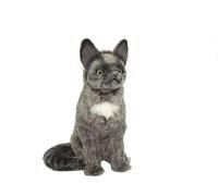 Hansa 8207 Sitting Grey Cat 32cm.L