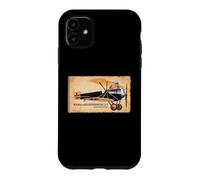 Hansa-Brandenburg D.I Star-Strutter WWI Biplane Diagram Case for iPhone 11