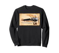 Hansa-Brandenburg D.I Star-Strutter WWI Biplane Diagram Sweatshirt