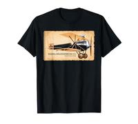 Hansa-Brandenburg D.I Star-Strutter WWI Biplane Diagram T-Shirt