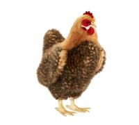 Hansa Beige Hen 4588 Plush Soft Toy Bird Sold by Lincrafts UK Est.1993
