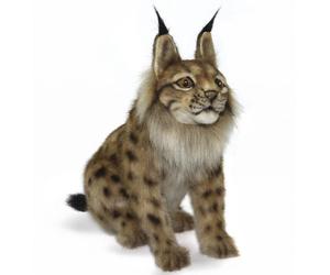 Hansa Euresian Lynx 8071 Plush Soft Toy Sold by Lincrafts UK Est 1993.