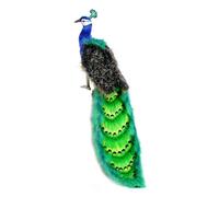 Hansa Peacock Elegant Huggable Cuddly Cute Soft Animal Realistic Plush Toy