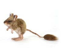 Hansa Plush Soft Toy Long Tailed Mouse. Cute Jerboa or Desert Rat. 5131
