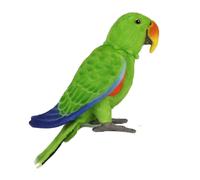 Hansa Poseable Electus Parrot Soft Plush Toy 30cm for Ages 3 Years and Up