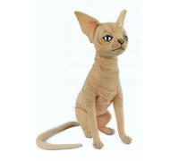 Hansa Sphynx Cat Siting Soft Toy Feline 8117 Brand New With Tags UK Seller