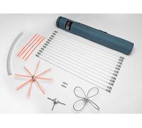 HANSA Tornado PRO Rotary Chimney Cleaning System, Rotary Sweeping System, Power Sweeping Chimney Cleaning Kit, Set for Professionals (14)