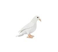 Hansa White King Dove Plush Soft Toy 7045 29cm