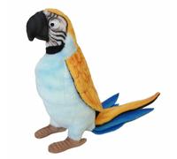 Hansa Blue & Yellow Parrot Plush Soft Toy 3325 Brand New With Tags - UK Seller