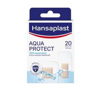 Hansaplast Wound Plasters Aqua Protect – Waterproof, Extra-Strong Adhesion – 20 Strips