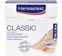 Hansaplast CLASSIC Adhesive Strip 5m x 8cm Standard 1piece 1556521