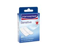 Hansaplast Pack of 20 Sensitive Plasters 2 Sizes
