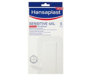 Hansaplast Sensitive 4XL 10 X 20 Cm 5 Pcs
