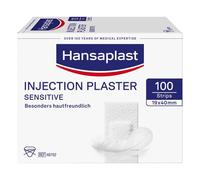 Hansaplast Sensitive Injection Plaster (1.9 cm x 4 cm) Pack of 100