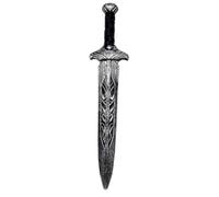 Hansber Knight Costume Props for Adults Kids Accessories Event 1 Pc Silver Sword One Size