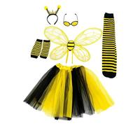 Hansber Little Bee Wings Bee Headband and Wings Costume Set Type C One Size