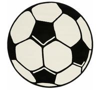 Hanse Home 100015 Rug Round 100 cm Black/White