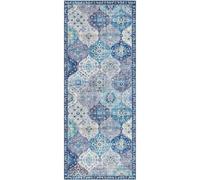 Hanse Home Kashmir Ghom Oriental Blue Rug - Vintage Style - 80X200 cm