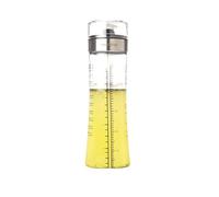 Hanseküche Glass Dressing Shaker 500ml - 8x25cm - with Improved Lid - Premium Oil and Vinegar Mixer Bottle, Dishwasher Safe Kitchen Cruet (Dressing Shaker)