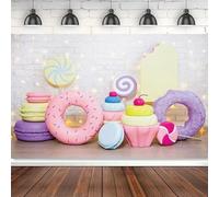Hansel And Gretel Candy Kingdom Photography Backdrop Cartoon Cake Doughnut Candy Backgrounds Newborn Wedding Birthday Party 300x200cm