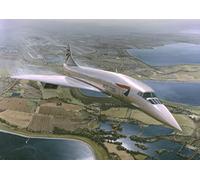 Hansen Fine Art Concorde Heathrow British Airways Airliner Aircraft Plane Birthday Card
